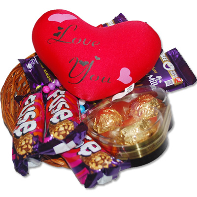 "Birthday Choco Basket - code VB26 - Click here to View more details about this Product